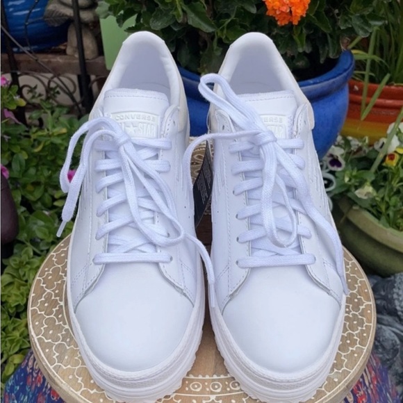 New Platform Pro Leather x2 OX ⭐️ One Star ⭐️ Converse Sneakers - Picture 10 of 16